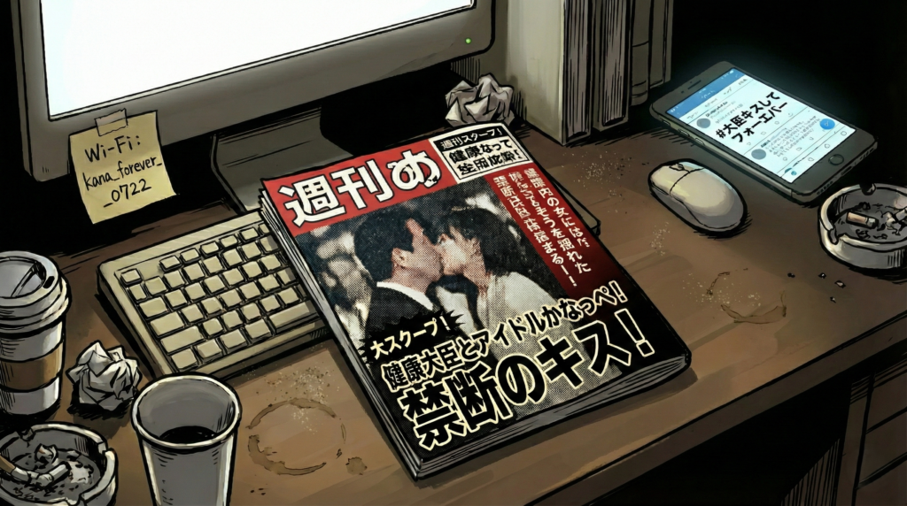 トクマ共和国の大臣とカナッペのキスシーン