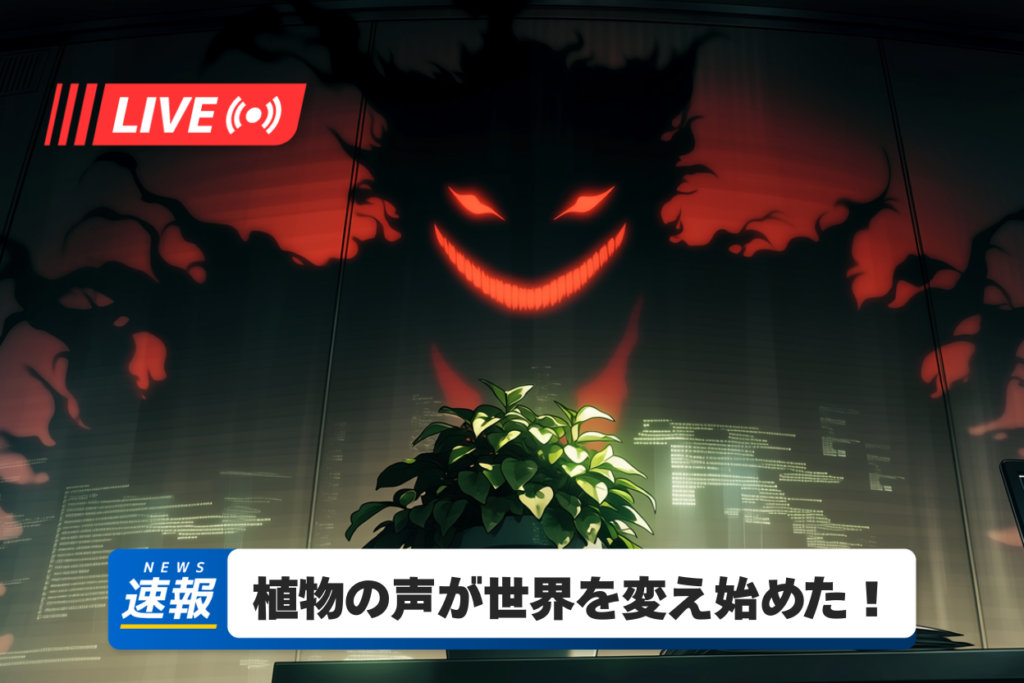 植物から聞こえた“声”──それは始まりにすぎなかった(植物の声レポートNo.1)のアイキャッチ画像
